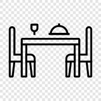 dining room sets, dining table and chairs, dining set icon svg