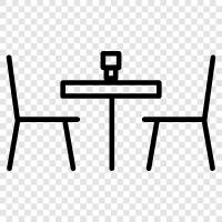 dining sets, dining furniture, dining room chairs, dining room table icon svg