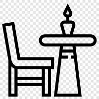 dining sets, dining room, dining table and chairs, dining room table icon svg