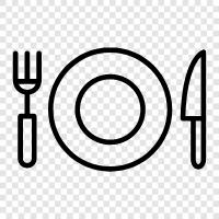 dinner plate, breakfast plate, lunch plate, dinnerware icon svg