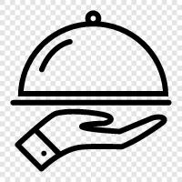 dinnerware, china, silver, flatware icon svg