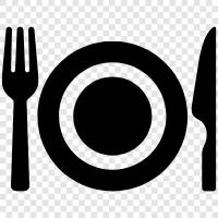 dinnerware, china, dinner, dishes icon svg