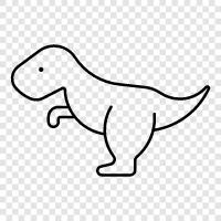 Dinosaur, extinct, prehistoric, long neck icon svg