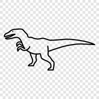 Dinosaurier, ausgestorben, prähistorische, Geschwindigkeit symbol