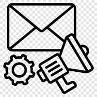 direct mail, postal mail, advertising mail icon svg