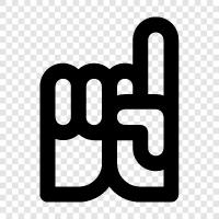 direction, pointer, pointer finger, pointing out icon svg