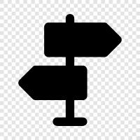 Direction Sign, Sign Directional, Directional Sign, Sign Direction icon svg