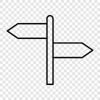 directional arrow, directional signposts, directional sign icon svg