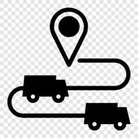 directions, travel, map, driving icon svg