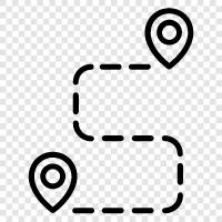 directions, travel, maps, driving icon svg