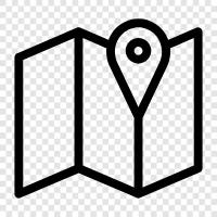 directions, directions for, map for, map locations icon svg