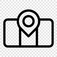 directions, transportation, landmarks, tourist attractions icon svg