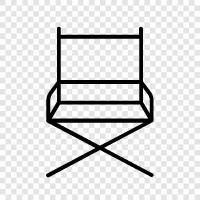 director s, director's chair icon svg