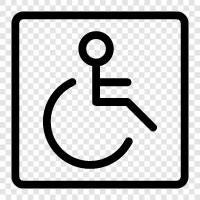 disabilities, handicapped, disability, physical icon svg