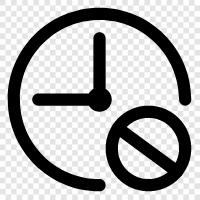 disable timer, disable time icon svg