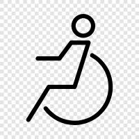 disabled, wheelchair, accessibility, handicap icon svg