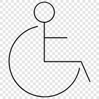 disabled, handicapped person, wheelchair, special needs icon svg
