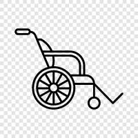 disabled, handicapped, handicapped person, mobility icon svg