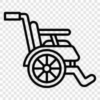 disabled, handicapped, invalid, paralyzed icon svg