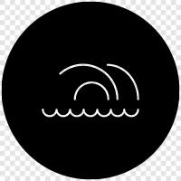 disaster, water, floods, rainfall icon svg