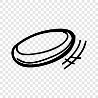 disc, flying, toy, frisbee icon svg