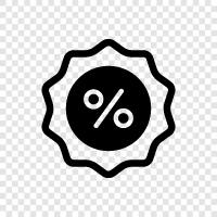 discounts, reduction, slash, slash prices icon svg