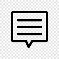 discussion, dialogue, discussion forum, public talk icon svg