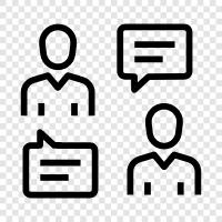 discussion, chat, dialog, dialogue icon svg