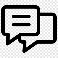 discussion, argument, dialogue, communication icon svg