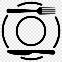 dish, plate, eating, gastronomy icon svg