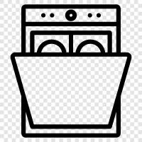 dishwasher detergent, dishwasher safe, dishwasher soap, dishes icon svg