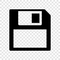 Diskette, Records, Audio, Video icon svg