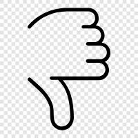 dislike, unfavor, bad, unpleasant icon svg