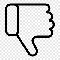 dislike, hate, unfavor, animosity icon svg