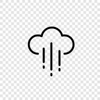 dismal, dark, cloudy, rainy day icon svg