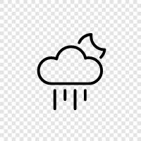 dismal, wet, gloomy, overcast icon svg