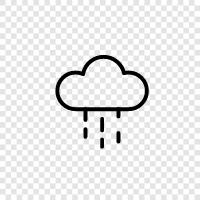 dismal, depressing, wet, overcast icon svg