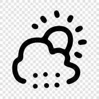 dismal, overcast, shower, thunderstorm icon svg