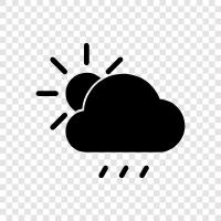 dismal, dismal weather, dismal day, rainy night icon svg