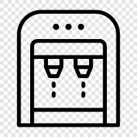 dispenser machine, fluid dispenser, fluid delivery, fluid system icon svg