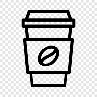 EinwegBecher, PapierKaffeeBecher, PapierTeeBecher, PapierWasserBecher symbol