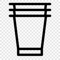 disposable cup, paper cup, cup, drinking cup icon svg