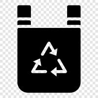 disposable, recycle, bag, shopping icon svg