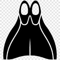 diving fins, diving equipment, diving mask, diving suit icon svg