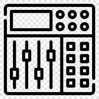 DJ mixer, DJ software, DJ controller, DJ software for windows icon svg