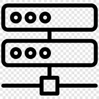 dns server, proxy server, web server, network server icon svg