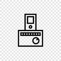 dock, iPod, iPhone, music icon svg