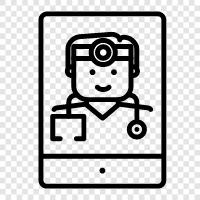 Doctor app, Doctor iPad app, Doctor on iPad, Doctor for iPad icon svg