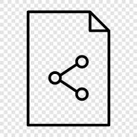 document, document sharing, file sharing, file sharing software icon svg