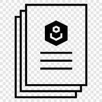 document, PDF, word, document file icon svg